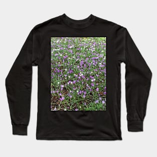 The Spring Crocus - Reminding me of Easter Long Sleeve T-Shirt